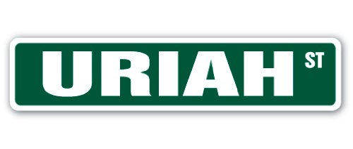 Uriah Street Sign Childrens Name Room Sign | Indoor/Outdoor | 18" Wide