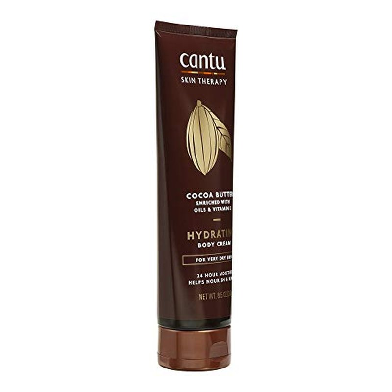 Cantu Therapy Cocoa Butter Hydrating Body Cream for very Dry Skin, 8.5 Oz
