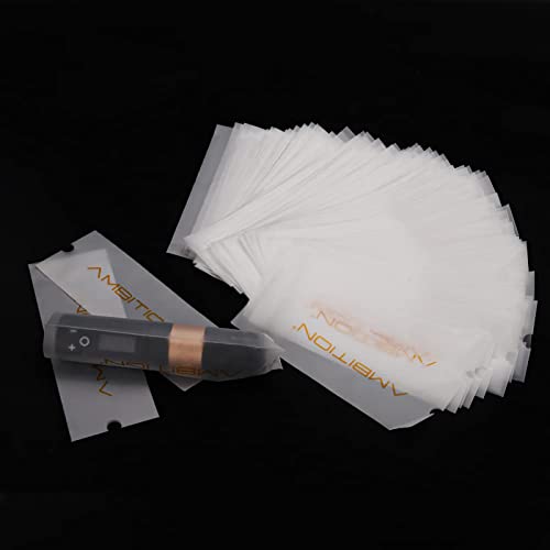 Ambition 200pcs Tattoo Machine Bags - Disposable Cartridge Tattoo Pen Covers Rotary Tattoo Machine Sleeves Protective Bags