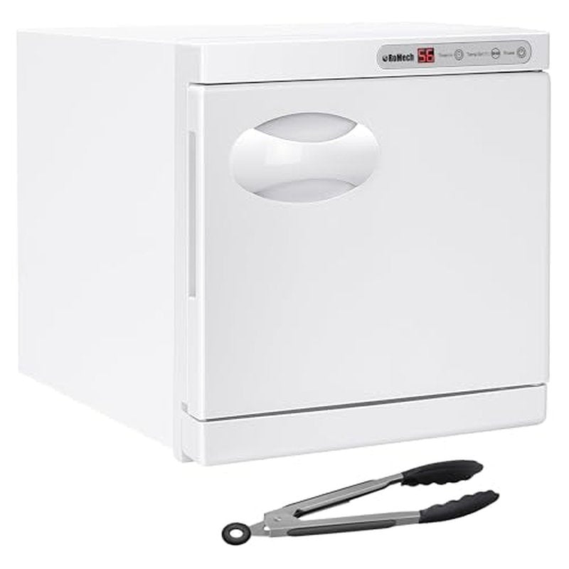 ROMECH 8L Hot Towel Warmer Cabinet, Professional Towel Heater with LED Temperature Display Setting, Towel Warmers for Spa Massage Salon Home (White, 8L)