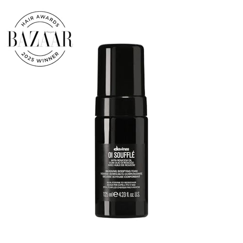 Davines OI Souffl? Perfect for Fine Hair, Liquid-to-Foam Leave-In For Fuller and Shinier Hair Feeling Silky and Soft