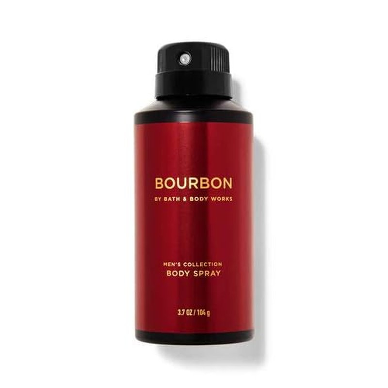 Bath & Body Works Bourbon - Ultra Shea Body Cream 8 oz, 2-in-1 Hair + Body Wash 10 oz & Deodorizing Body Spray 3.7 oz - Set