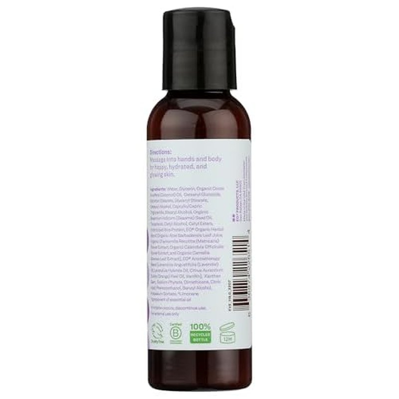 Everyone 2-in-1 Lotion for Hands/Body Travel Size: Vanilla and Lavender, 2 Ounce made with Essential Oils for Men and Women