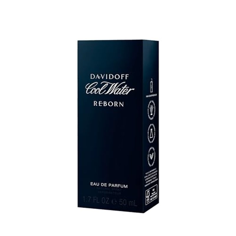 Davidoff Cool Water Reborn Eau de Parfum ? Foug?re Men's Cologne ? With Notes of Galbanum, Cedarwood & Vetiver ? Long Lasting Fragrance