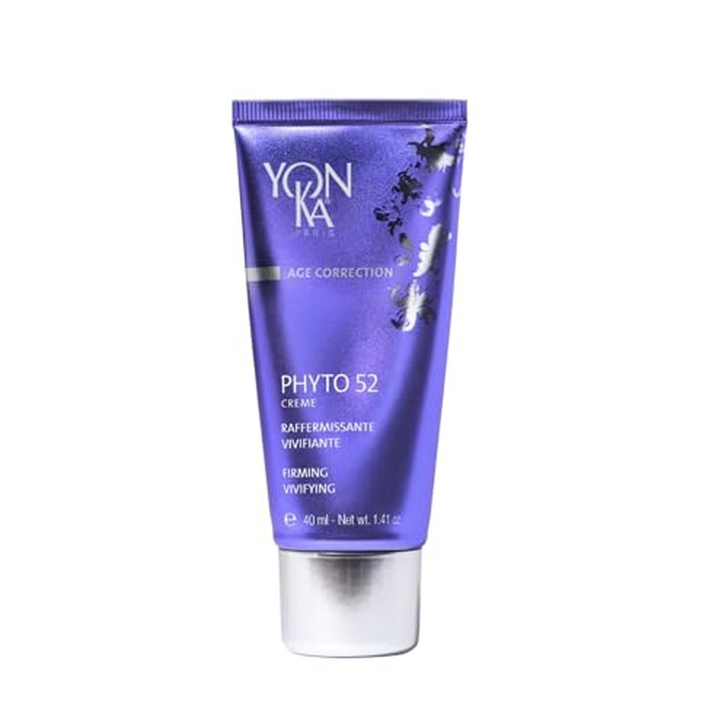 Yon-Ka Phyto 52 Skin Firming Cream | Anti-Aging Facial Moisturizer and Night Creme | Tighten Skin and Reduce the Look of Pores with Vitamin E | Paraben-Free | 1.41 oz
