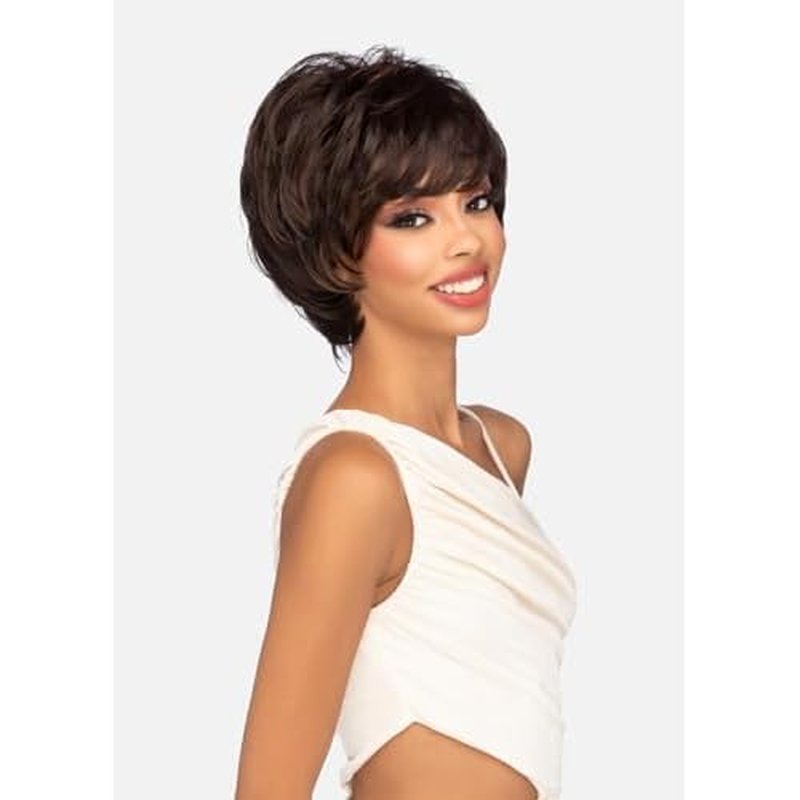 Vivica A. Fox HMB-JAI, Handmade & Hand-tied Wig, Supreme Human Hair Blend, Color P4/27/30