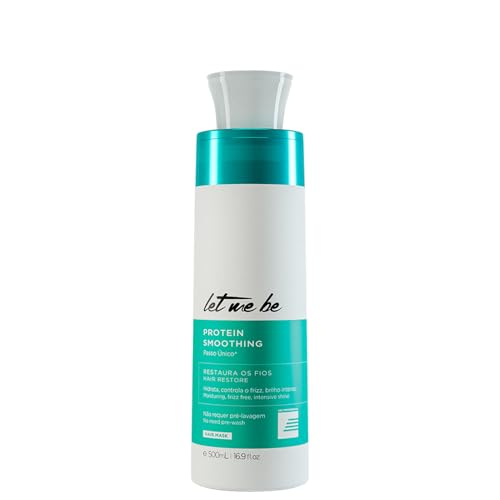 Let Me Be Hair Keratin Treatment: Brazilian Protein Smoothing, Moisturizing, Frizz-Free, & Intensive Shine in a Single Step. Effective 500ml/16.91oz for Straight, Lustrous Hair