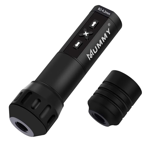 Mummy Tattoo Machine - Cordless Rotary Pen for Artists | 6H Battery,4.2mm Stroke Length,Quiet & Lightweight