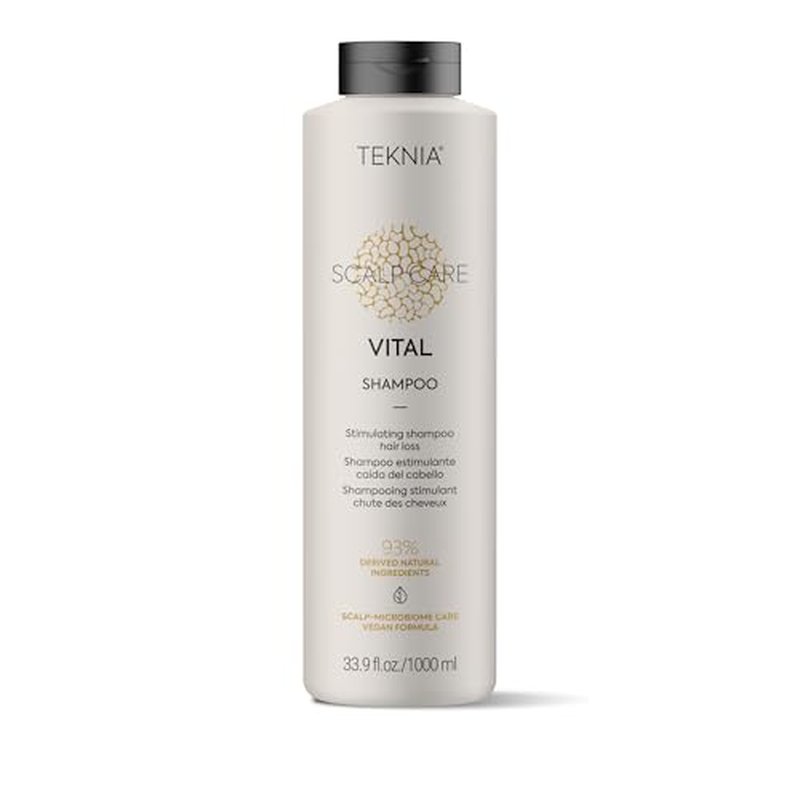 LAKM? Teknia Scalp Care Vital Stimulating Shampoo, Anti Hair Loss Shampoo & Scalp Treatment, 33.8 Fl Oz