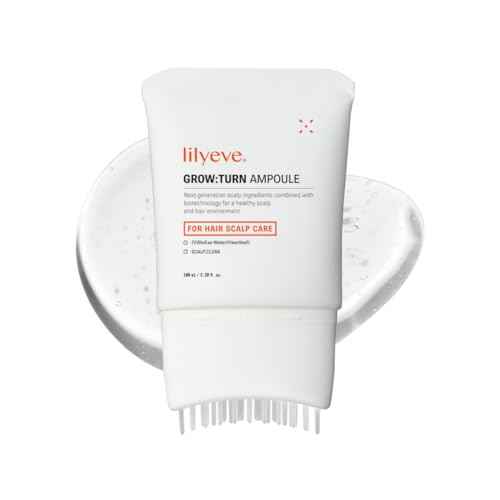 Growturn Hair Growth Serum with Built in Brush for Hair Growth & Thickening | Treatment for Thinning Hair, Hair Loss | Low Irritation, Fragrance-Free, Sulfate & Paraben-Free, 3.38 fl. oz. (Pack of 1)