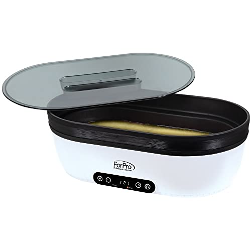 ForPro Nurture Digital Paraffin Bath Kit, All-In-One Paraffin Wax Kit for Hands and Feet, Includes 3 Lb. Paraffin Wax, Thermal Mitts & Booties, 100 Liners and Accessories