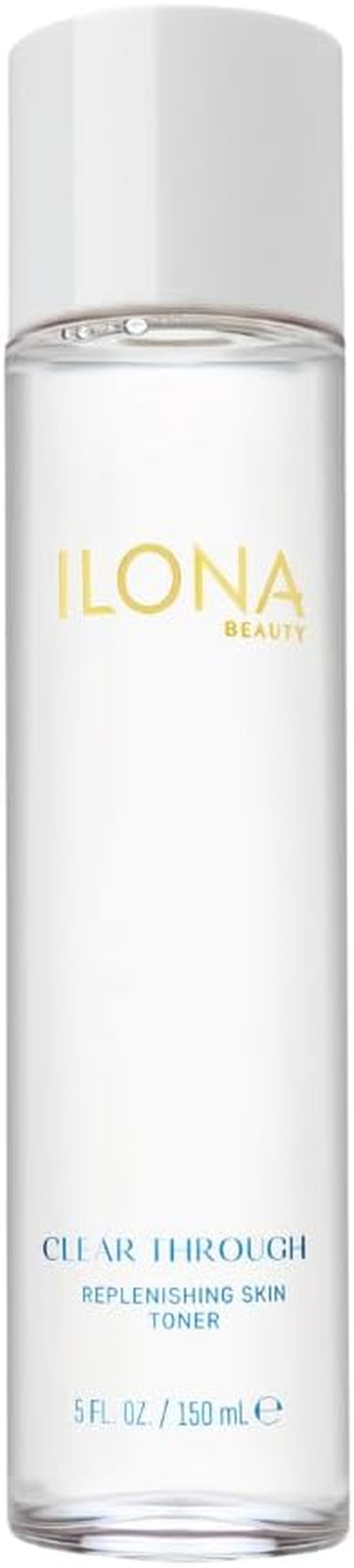 ILONA Replenishing Facial Toner - Gentle Alcohol-Free Formula with Glucosamine & Hyaluronate for Soft, Hydrated Skin | 5.0 oz