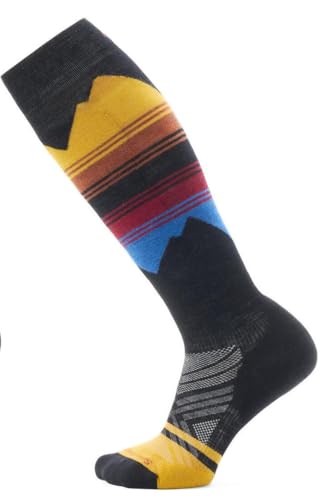 Smartwool Womens Ski Targeted Cushion Pattern Over The Calf Socks Honey Gold Medium