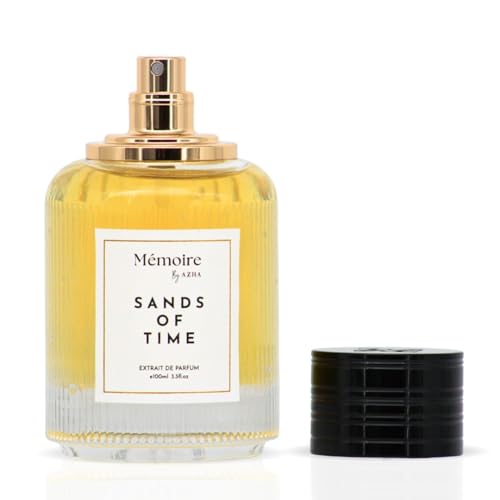 Azha Sands of Time Long Lasting Arabian Perfumes for Women - Extrait De Parfum Spray 100 ML (3.4 OZ) with Bergamot, Saffron & Sandalwood Notes ? Classic Ladies Perfume and Elegant Gift for Women