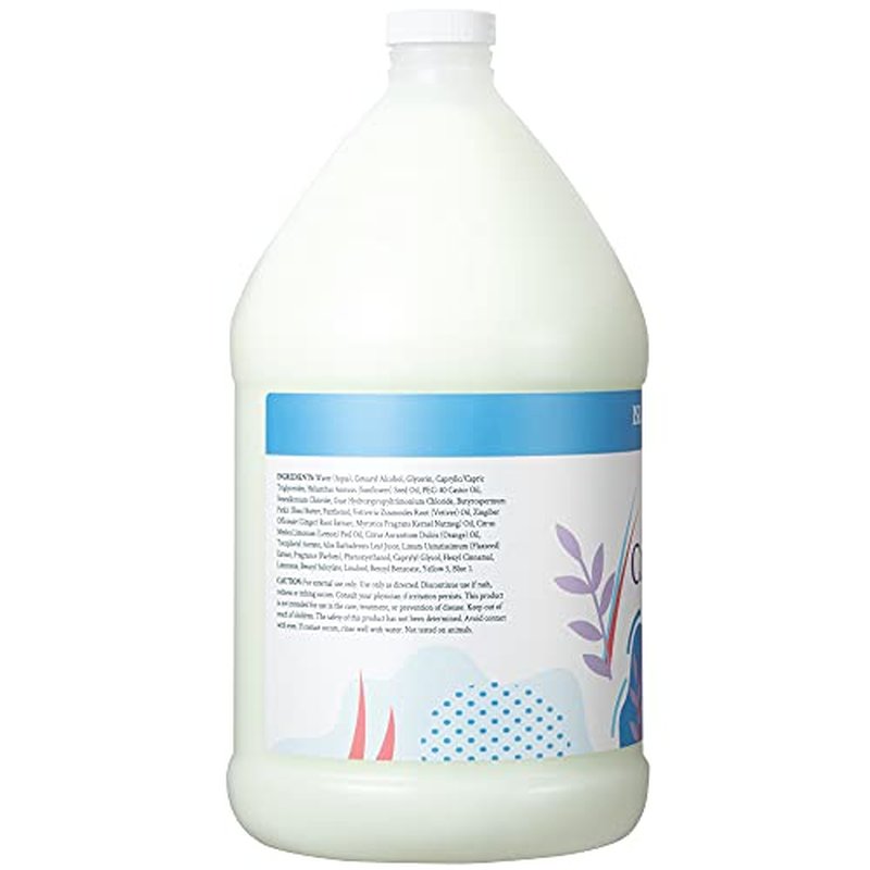 Ginger Lily Farms Botanicals Moisturizing Conditioner for Dry Hair, Island Tranquility, 100% Vegan & Cruelty-Free, Green Tea Lemongrass Scent, 1 Gallon Refill (Pack of 4)