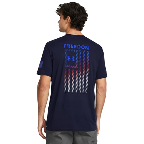 Under Armour Men's Freedom Graphic Short Sleeve T-Shirt, (410) Midnight Navy / / Team Royal, XX-Large Tall