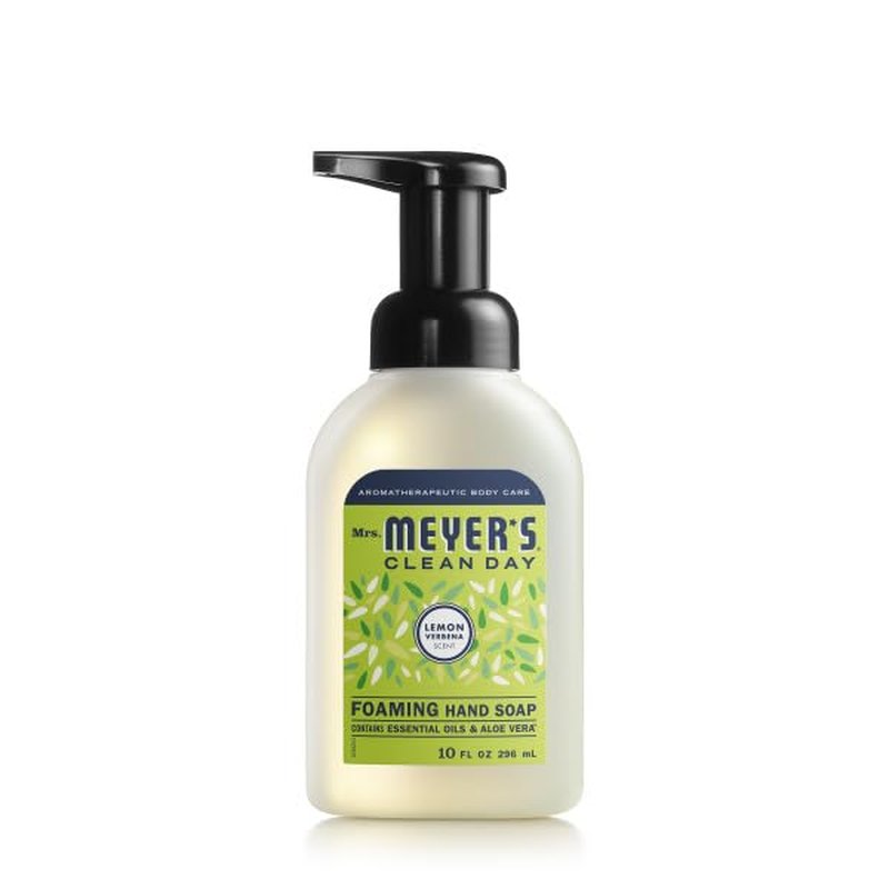 Mrs. Meyer's Foaming Hand Soap - Lemon Verbena Scent | 10 fl oz (Pack of 6)