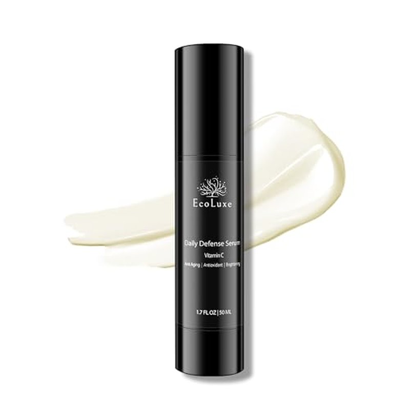 Vitamin C Face Serum ? Daily Defense Brightening & Antioxidant Complex for Anti-Aging, Dark Spots & Smooth, Radiant Skin