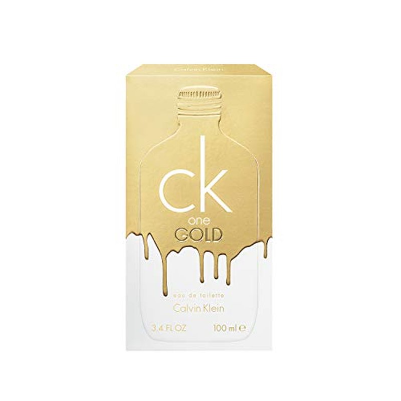 Calvin Klein CK One Gold Eau de Toilette ? Woody Unisex Cologne ? With Notes of Bergamot, Fig, Neroli & Guaiac Wood ? Long Lasting Fragrance