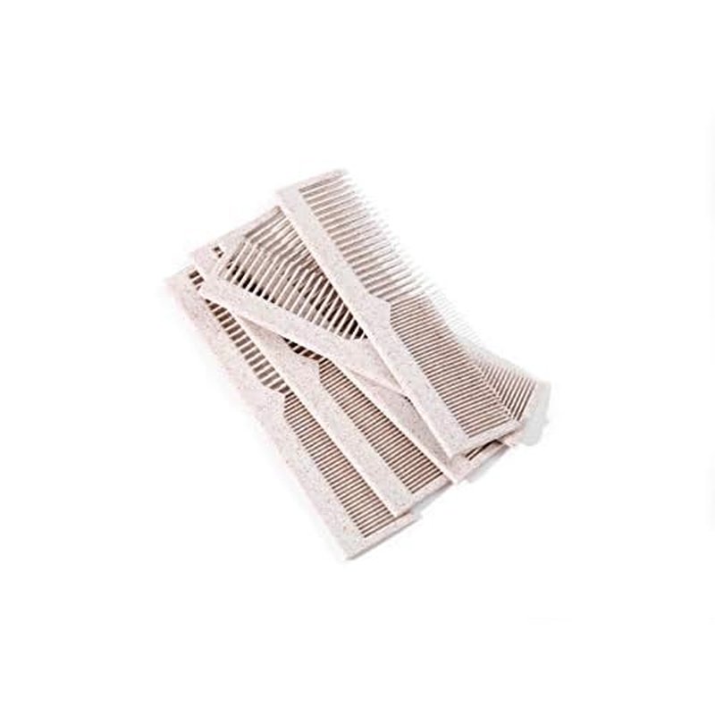 Bleeker and Rowe 100% Biodegradable Combs - Individually wrapped - Environmentally Eco Friendly Bulk Pocket Combs - Perfect for Macrame (pack of 100)