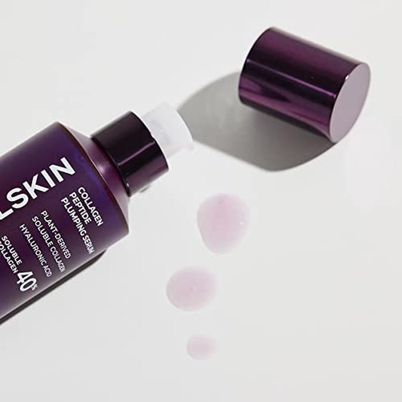 40% Collagen Peptide Plumping Serum - Vegan & Cruelty-Free | Triple Peptide Complex for Radiant, Firm Skin