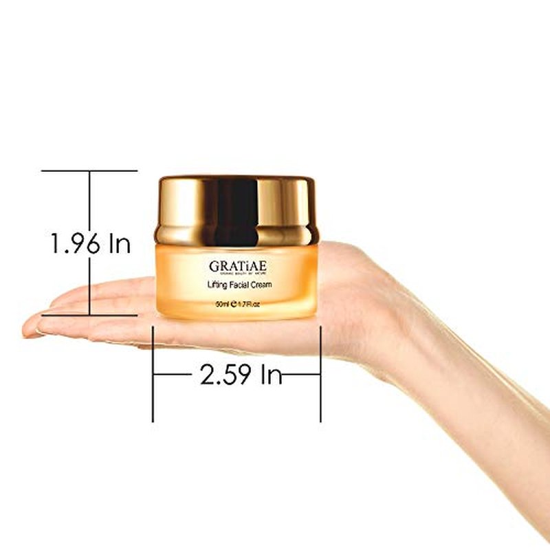 Gratiae Organics Lifting Moisture Cream with Volcanic Stone, 1.7-Ounce