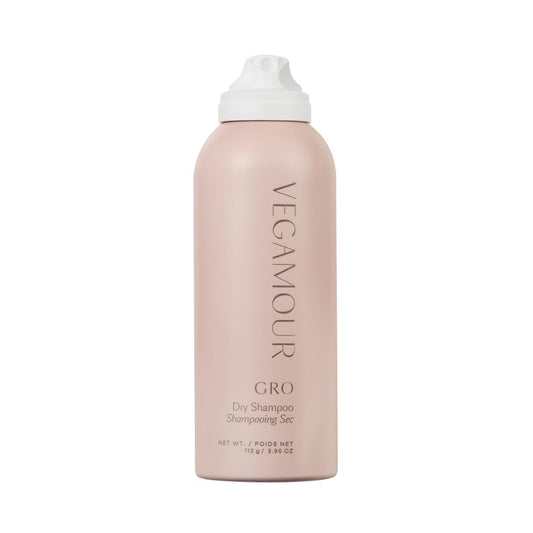 VEGAMOUR GRO Dry Shampoo Full Size, Volumizing Dry Shampoo Spray Formulated Without Benzene, Supports Thicker Fuller Looking Hair, Natural Citrus Scent, 3.95 oz