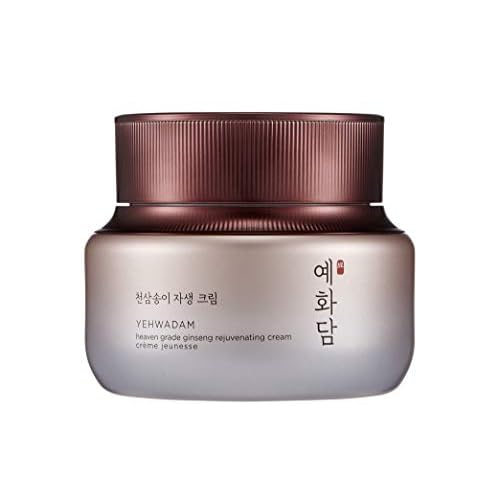 The Face Shop Yehwadam Heaven Grade Ginseng Rejuvenating Cream | Gentle & Low-Irritant Formula for Instant Face Anti-Aging Effects | Naturally Derived for Eye Skin Brightness, 1.69 Fl Oz