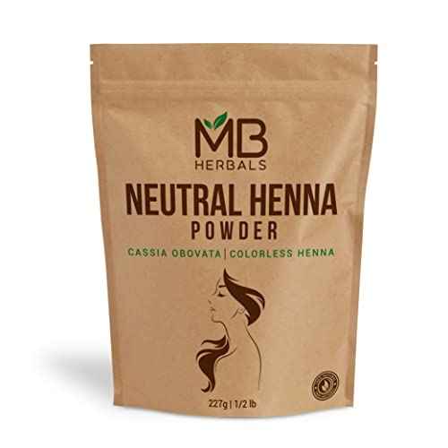 MB Herbals Neutral / Colorless Henna Powder ? 8 oz (¨ö lb / 227g) | Senna Powder | Cassia Obovata | Natural Hair Conditioner ? Does Not Color, Only Conditions