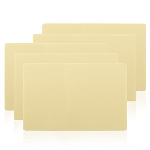 5pcs A4 Size 3MM Thick Synthetic Tattoo Practice Skin, Segbeauty Double-sided Tattoo Art Training Silicone Pads Tattoo Kit,Tattoo Artist Microblading Practice Skin Sheets, 11.8 inches x 7.9 inches