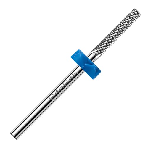 Nail Drill Bit Cuticle Professional Safety Nail Bit Tungsten Carbide Drill Bit 3/32",for Nail Prepare Nail Bed File Dead Skin Cleaning,Manicure 2-Way Rotate Nail Home Salon Supply,Medium