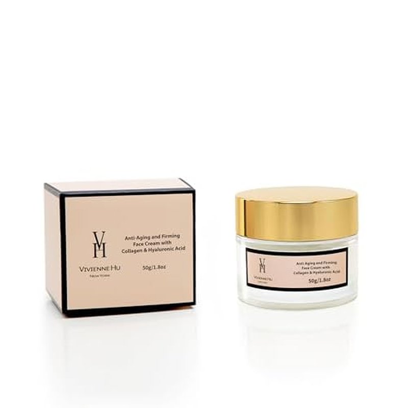 Anti-Aging and Firming Face Cream with Collagen and Hyaluronic Acid(50g/1.8oz)