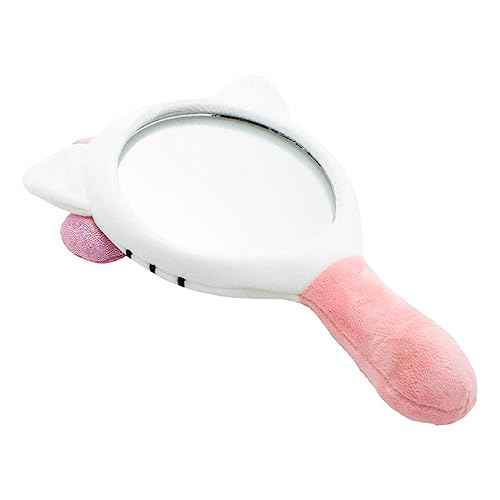 The Cr?me Shop X Hello Kitty Limited Edition Plush Portable Mirror - Genuine Sanrio - Soft Plush Covering - Glass Mirror - Embroidered Features - Sparkly Pink Bow - Ideal for Hello Kitty Lovers