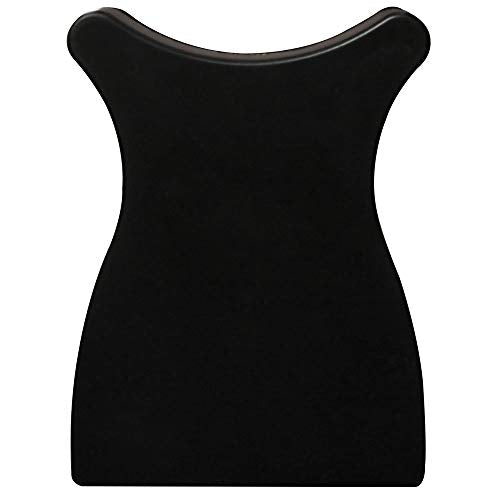 ForPro Professional Collection Pedi Foot & Leg Rest, Portable Foot and Leg Rest, 5.75 W x 2.75 D x 7.5 H, Black