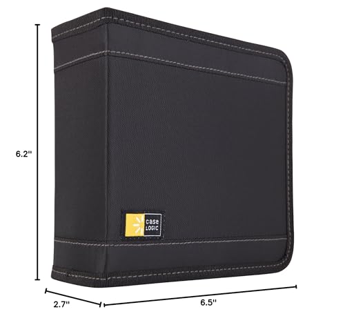 Case Logic CDW-32 32 Capacity Classic CD Wallet (Black)