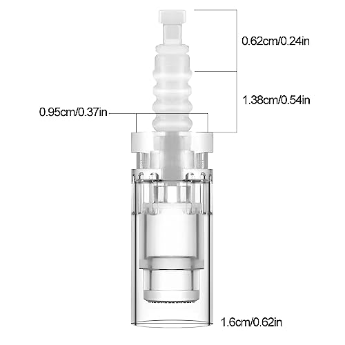 5pcs Round Nano Cartridges for Bayonet Microneedle Disposable Replacement N2 M5 M7 Microneedling Pen