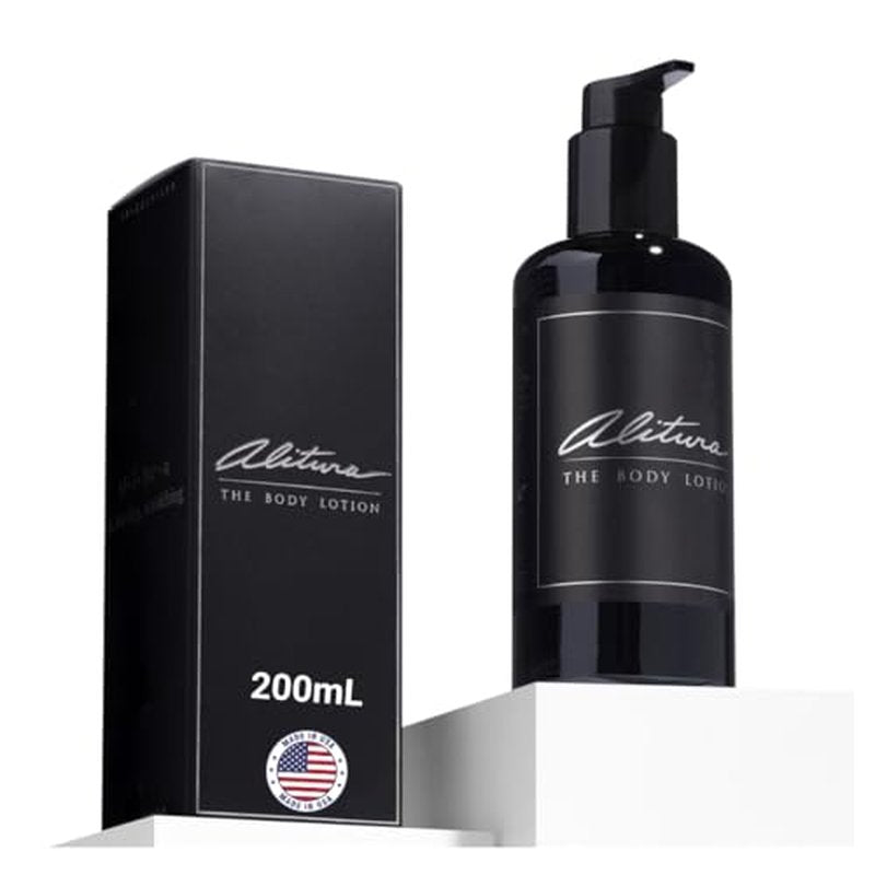 Alitura Naturals Organic Face & Body Lotion ? Anti-Aging Moisturizer with Olive Oil & Acai Butter ? Hydrating Cream for Dry, Sensitive & Aging Skin ? For Men & Women ? 200ml