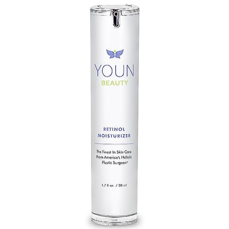 YOUN Beauty Retinol Night Cream Moisturizer for Face by Holistic Dr. Anthony Youn ? Paraben-Free Face Moisturizer with Vitamin B5 & E, Hyaluronic Acid, and Green Tea for Skin Renewal, 50ml