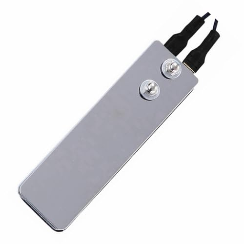 DOWEI Tattoo Foot Pedal Switch, Mini Flat Stainless Steel, Perfect for Tattoo Power Machine Guns Supplies