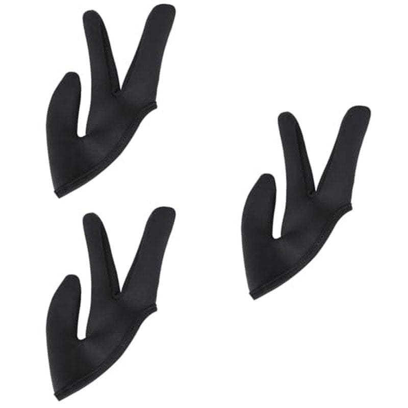 3pcs Hairdressing Three Finger Glove Finger Cover for Curling Straightening Comfortable Fit for Salon Professionals Must-Have Tool for Hair Styling
