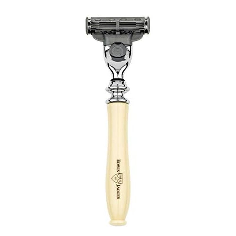 Edwin Jagger Chatsworth Handle for a Gillette Mach 3 Razor (Imitation Ivory)