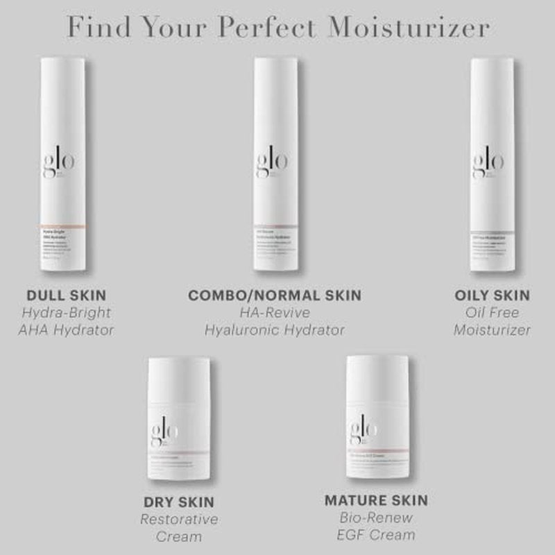 Glo Skin Beauty, HA-Revive Hyaluronic Hydrator | Hyaluronic Acid + Plant Stem Cell Facial Hydrating Moisturizer, 1.7 Ounces