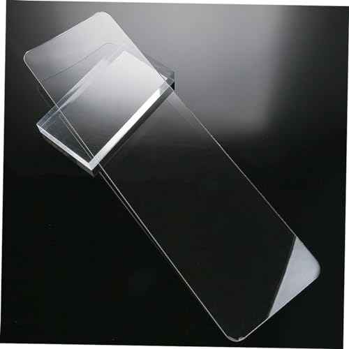 2Pcs Clear Hair Highlighting Board Dye Paddle Professional Hair Coloring Tool Highlighting Foil Board for Salon and Home Use Non Tooth Design for Easy Application