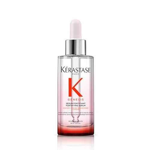 Kerastase Genesis Hair Serum | Daily Strengthening Treatment for Weak or Damaged Hair | Nourishes and Reinforces Hair | Anti-Breakage | Silicone-Free | For Weakened Hair | Serum Fortifiant