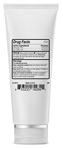 Zinc Oxide Sunscreen SPF 40 - Broad Spectrum UVA/UVB Protection | Water-Resistant, Fragrance-Free, Lightweight - 3.5oz
