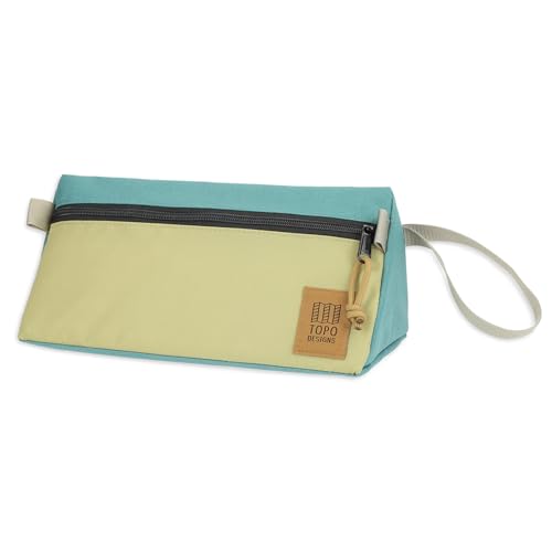 Topo Designs Dopp Kit - Travel Bag for Personal Care Essentials, Self Standing Shape, Fully Lined, Recycled Nylon