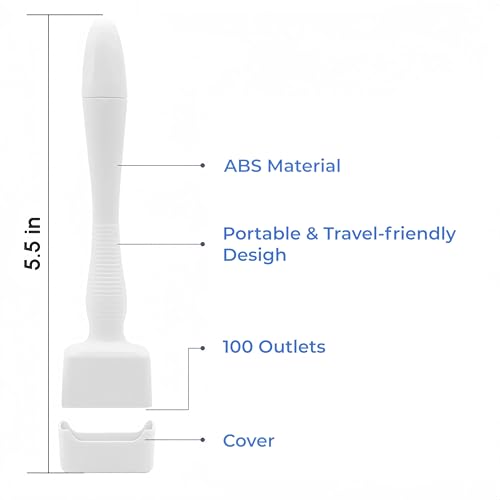 Dermastamp for Hair & Beard Micro-exfoliating Tool for Women and Men