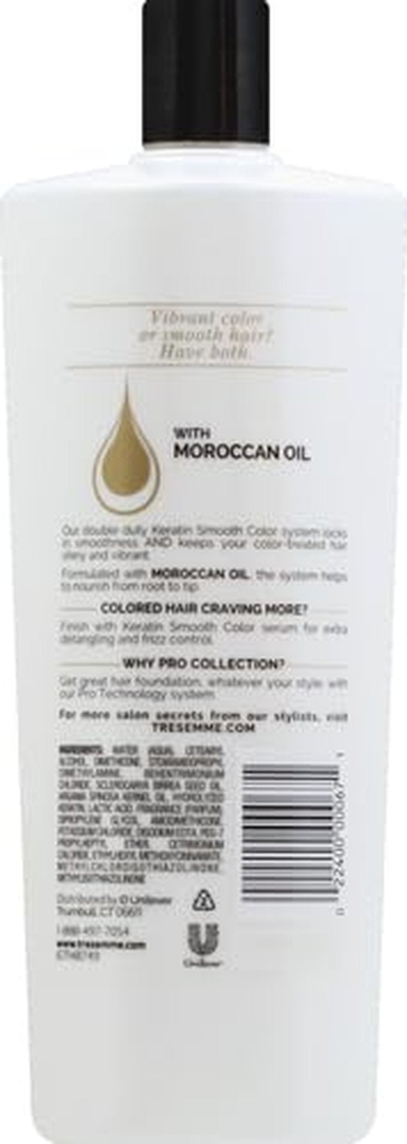 TRESemmé Keratin Smooth Color Conditioner - 22 oz for Silky, Manageable Hair