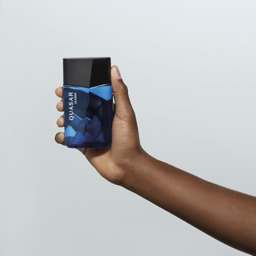 O BOTICARIO Quasar Classic Eau de Toilette, Long Lasting Fragrance Cologne for Men, Citrus, Cardomom & Neroli, 3.4 Ounce