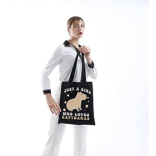 Capybara Lover Accessories Giant Cavy Rodent Gift Animals Theme Gift Just Who Loves Capybaras Cosmetic Bag